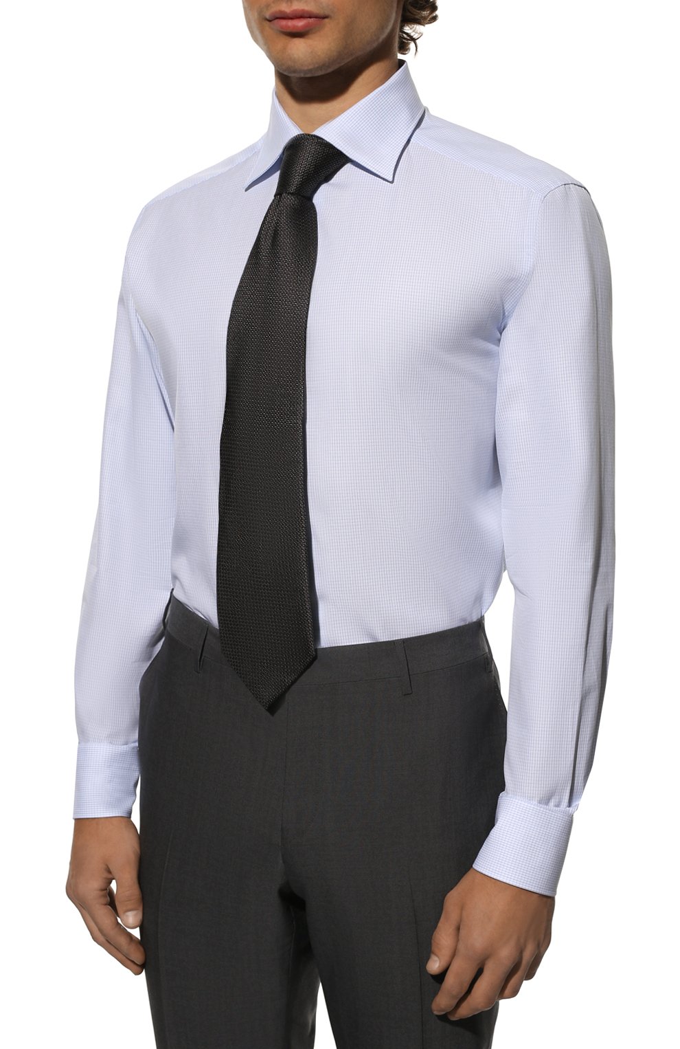 Хлопковая сорочка ZEGNA, арт. 301504/9RS0GS, фото 4