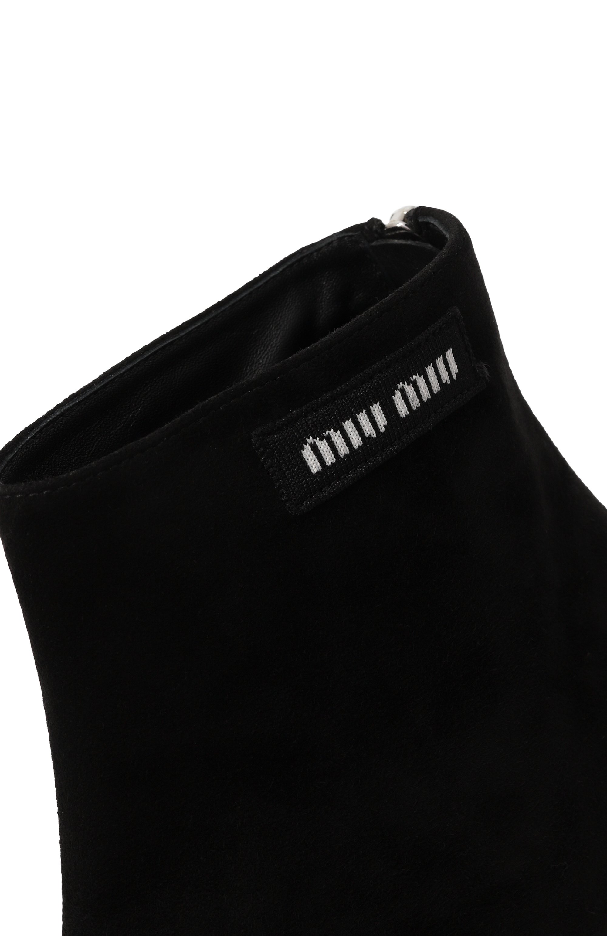 Замшевые ботильоны MIU MIU, арт. 5TK060F045008 F0002, фото 7