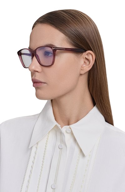 Оправа TOM FORD бордового цвета по цене 46350 руб., арт. TF5949-B 069, фото 2 Оправа TOM FORD, арт. TF5949-B 069, фото 2