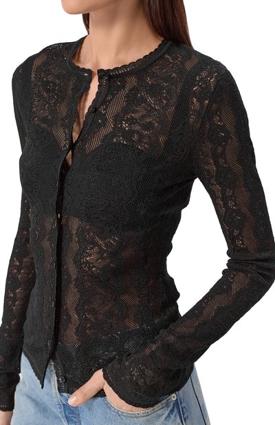 Кардиган из шелка и вискозы DOLCE & GABBANA, арт. FXVD1T/JBS0A, фото 5