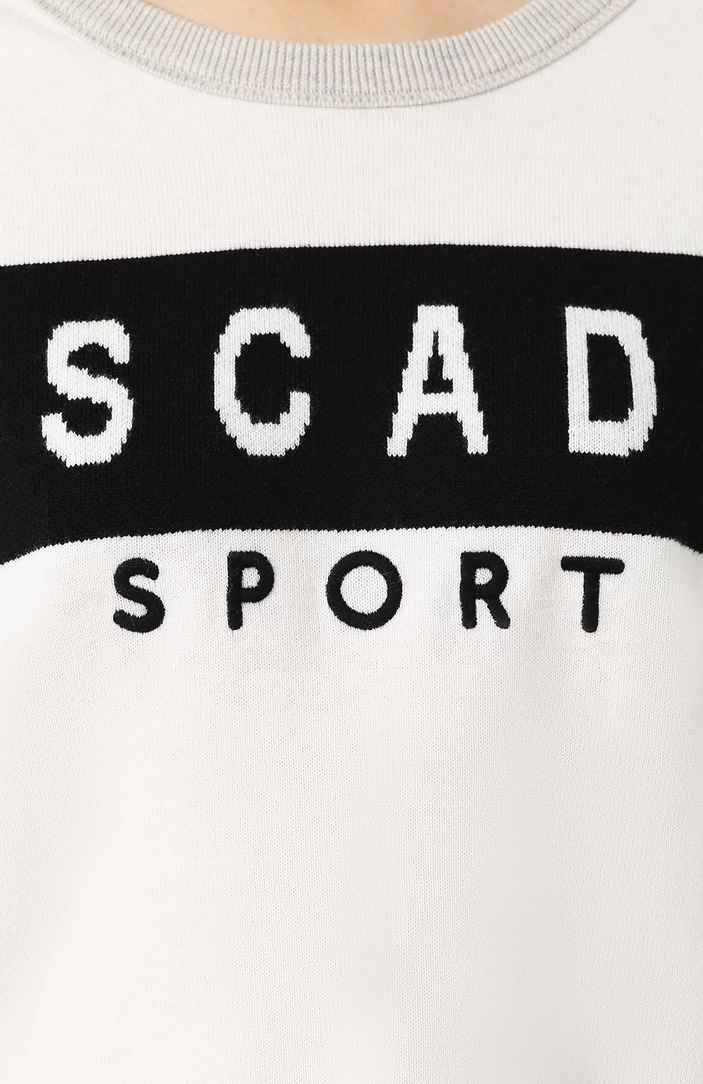 Пуловер из смеси хлопка и кашемира ESCADA SPORT серого цвета по цене 37350 руб., арт. 5029259, фото 5 Пуловер из смеси хлопка и кашемира ESCADA SPORT, арт. 5029259, фото 5