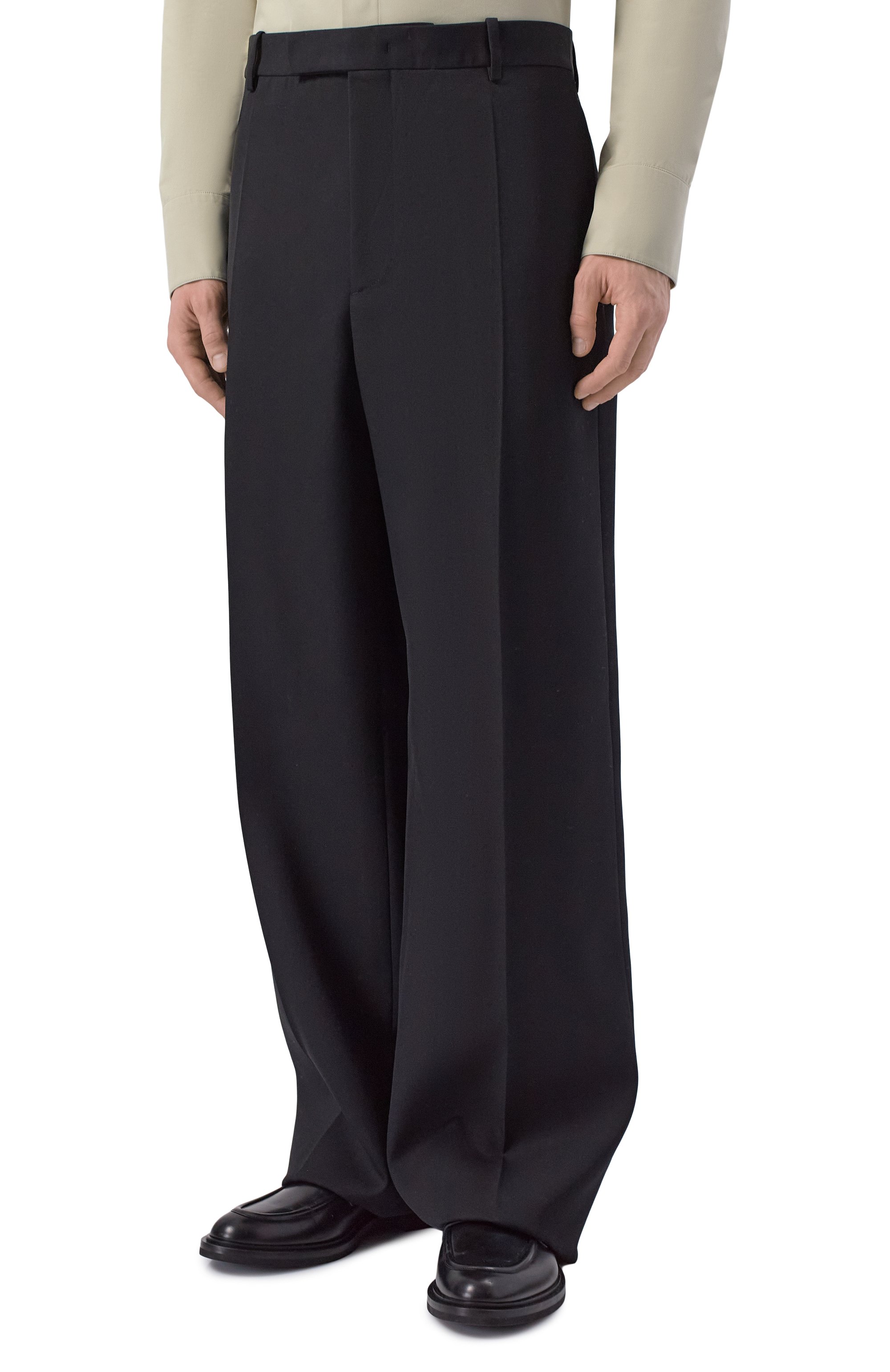 Шерстяные брюки JIL SANDER черного цвета по цене 156000 руб., арт. J61KA0064/J40002, фото 3 Шерстяные брюки JIL SANDER, арт. J61KA0064/J40002, фото 3