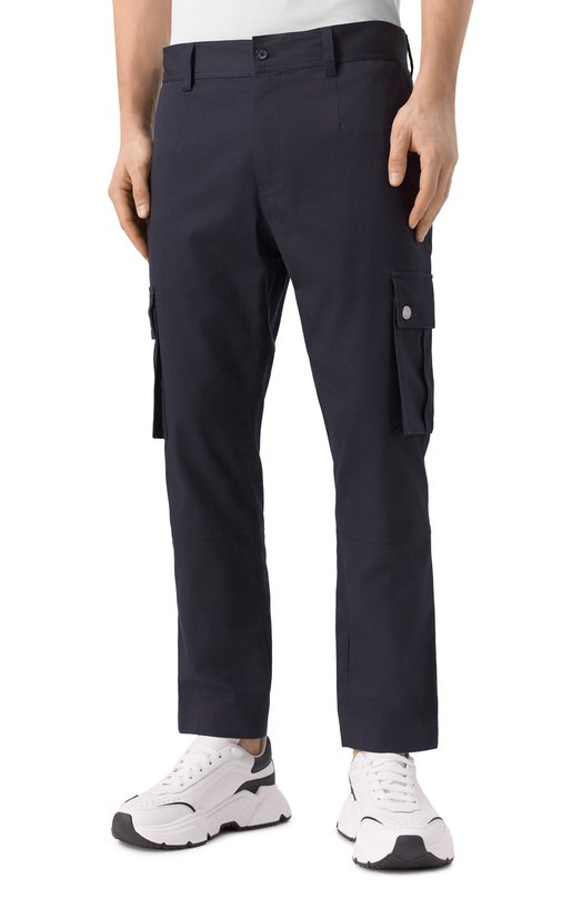 Хлопковые брюки-карго Dolce & Gabbana GVB4ET/FUFJU Синий  GVB4ET/FUFJU Фото 3