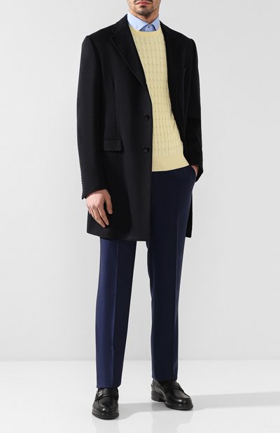 Кашемировое однобортное пальто CORNELIANI, арт. 821403-8812187/00, фото 2
