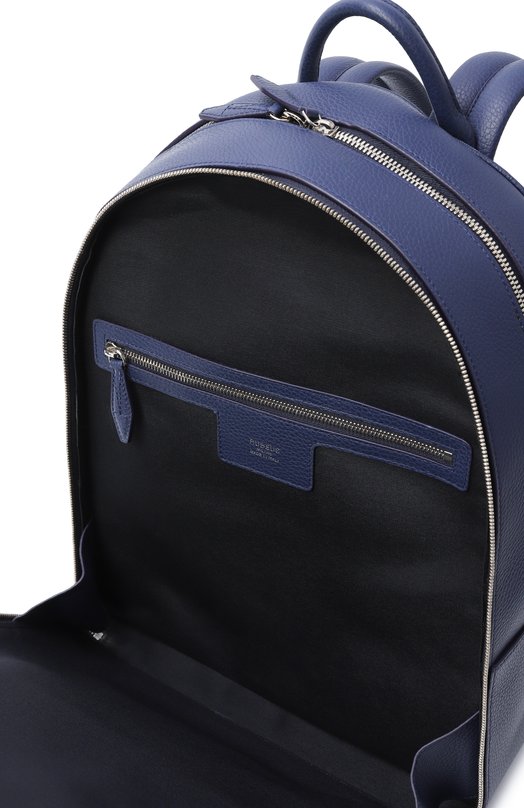 Рюкзак Rubeus Milano BACKPACK BAG MICHELANGEL0/CALFSKIN GRAN PRIX+CANVA Синий  BACKPACK BAG MICHELANGEL0/CALFSKIN GRAN PRIX+CANVA Фото 5