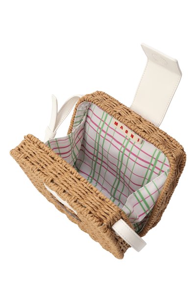 Сумка MARNI бежевого цвета по цене 31950 руб., арт. M01474/M00UY, фото 3 Сумка MARNI, арт. M01474/M00UY, фото 3