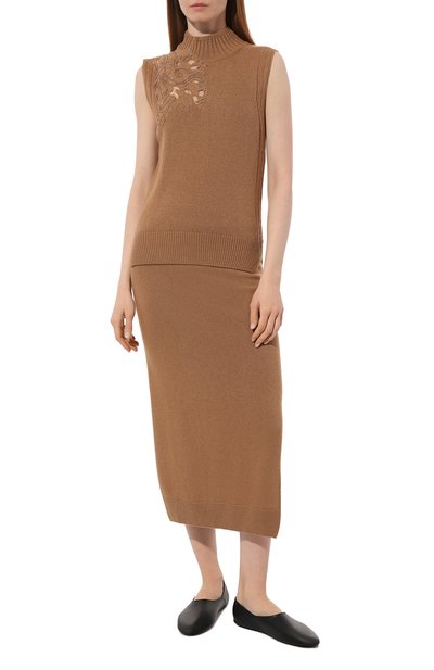 Топ из вискозы и шерсти ERMANNO SCERVINO, арт. D434L502APDAN, фото 2