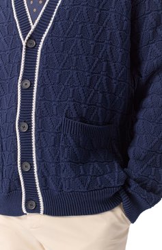 Хлопковый кардиган VALENTINO, арт. 5V3KA03XACD, фото 5