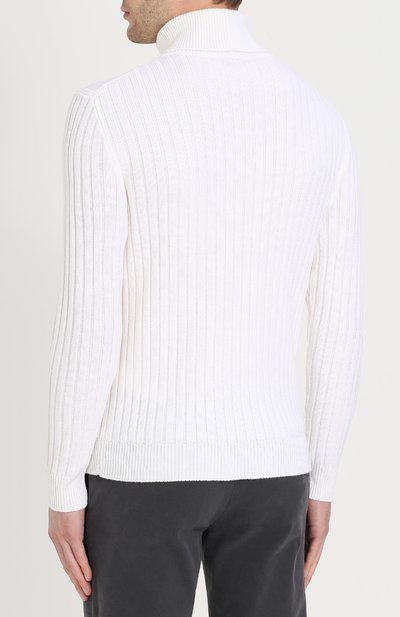 Шерстяной свитер фактурной вязки с воротником-стойкой ELEVENTY UOMO, арт. 979MA0227 MAG24014, фото 4