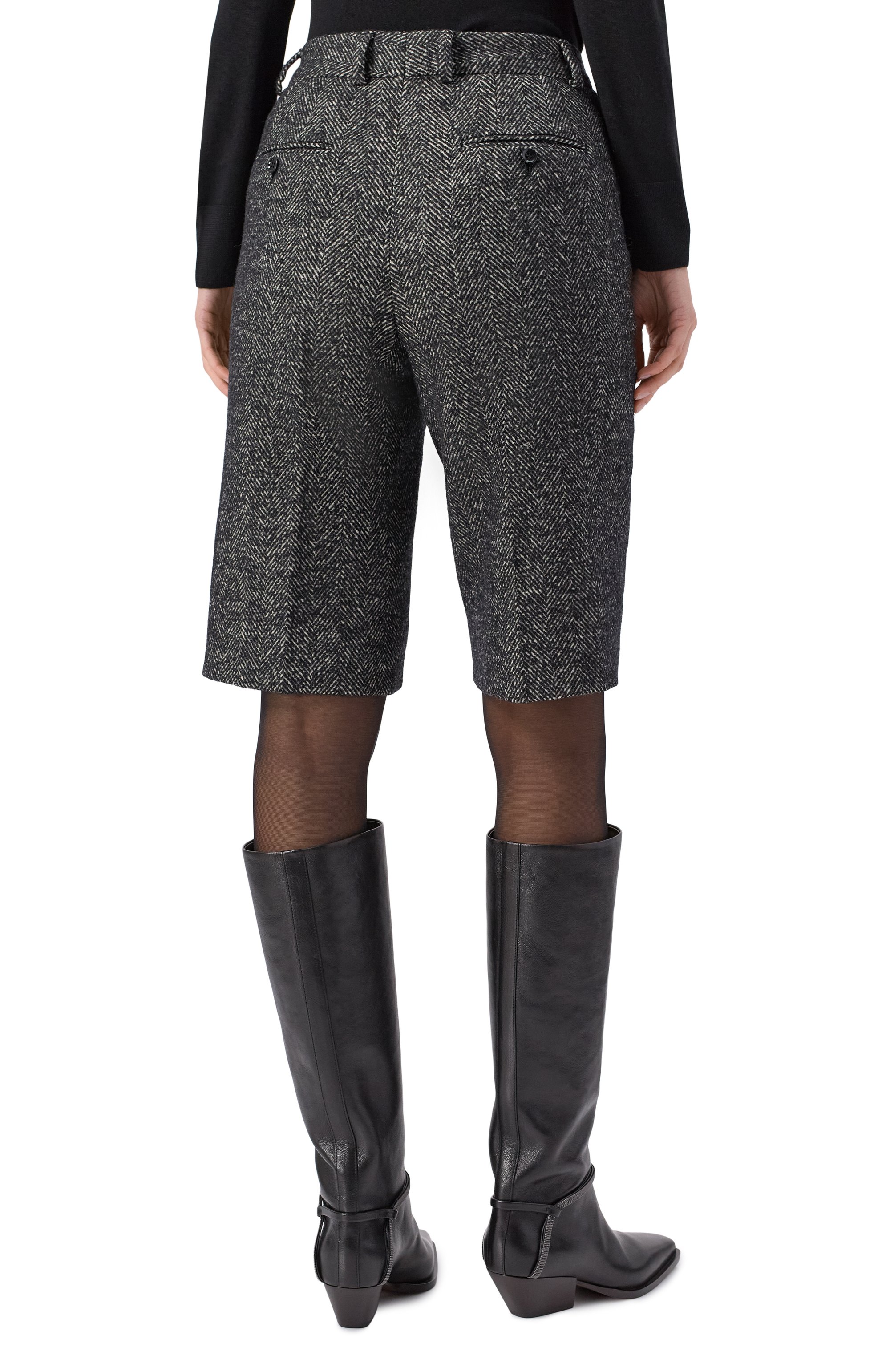 Шерстяные шорты DOLCE & GABBANA, арт. FTDD0T/FCBAJ, фото 4