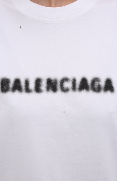 Хлопковая футболка BALENCIAGA, арт. 661705/TKVD5, фото 5