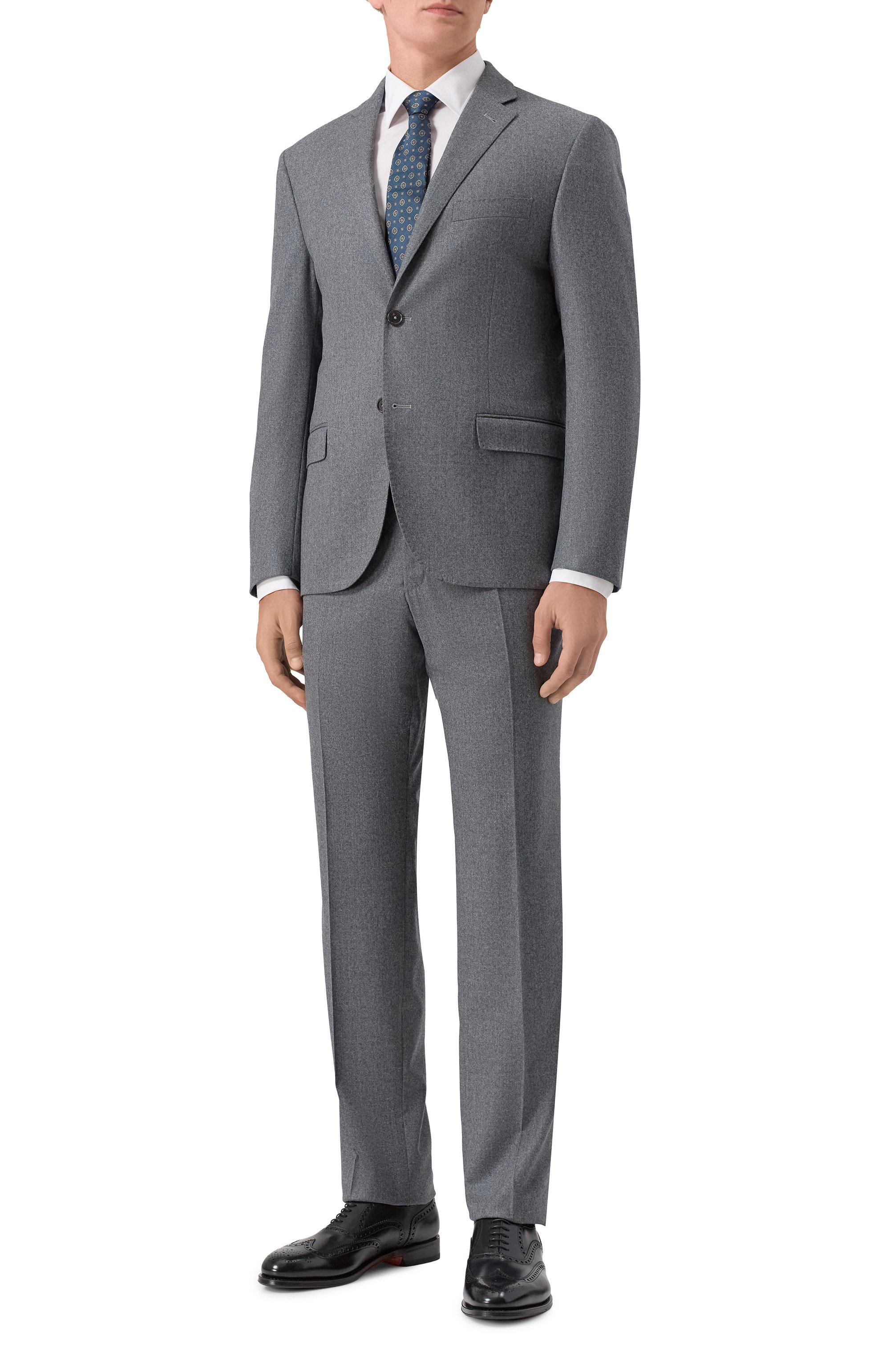 Кожаные оксфорды colin SANTONI, арт. MCCG17836PG4H0BR, фото 2