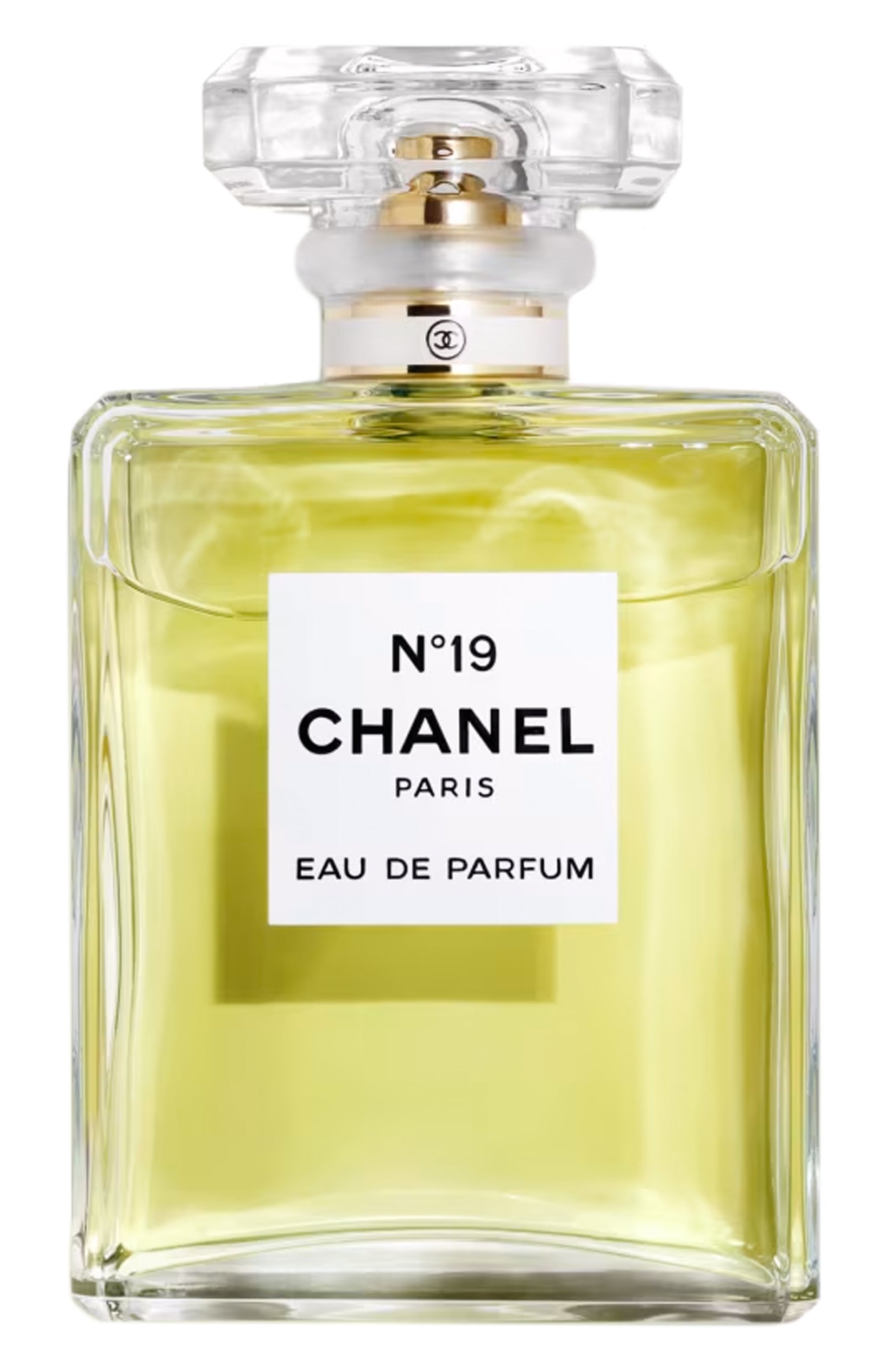 Парфюмерная вода chanel №19 (100ml) CHANEL бесцветного цвета по цене 19200 руб., арт. 0119530, фото 1 Парфюмерная вода chanel №19 (100ml) CHANEL, арт. 0119530, фото 1