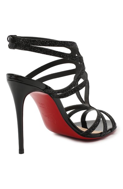 Босоножки renee 100 CHRISTIAN LOUBOUTIN, арт. renee 100 crosta comete/pat, фото 3