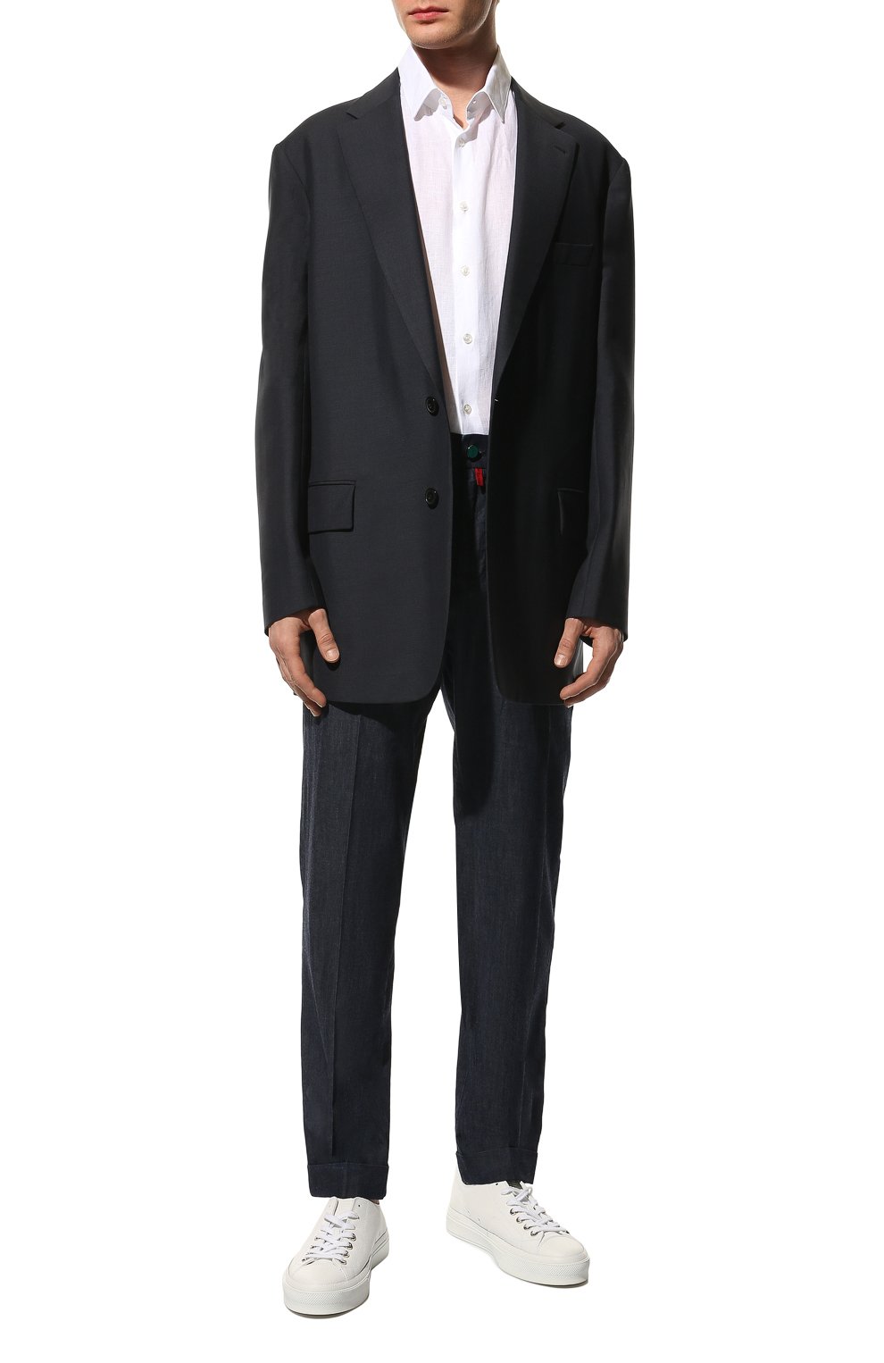 Хлопковые брюки KITON, арт. UFPLACJ0773A, фото 2