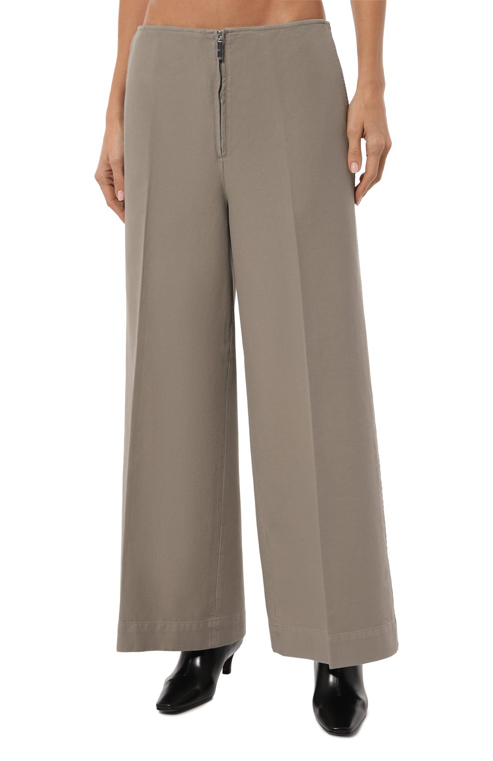 Хлопковые брюки TOTEME, арт. 243-WRB3748-FB0189, фото 3