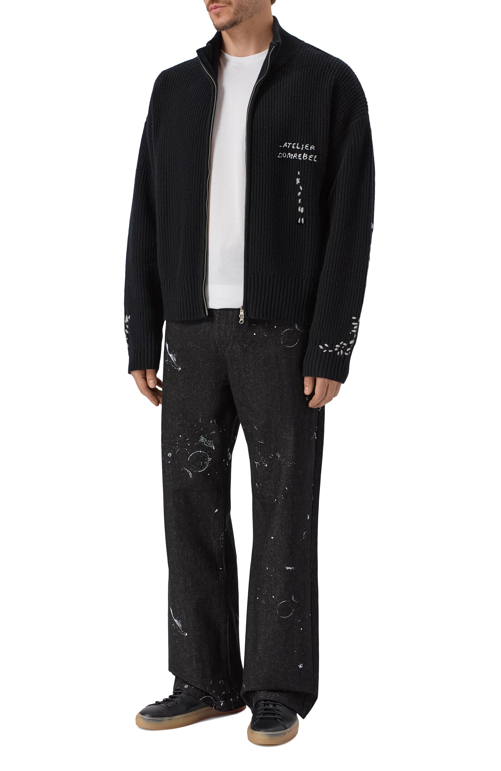 Шерстяной кардиган DOMREBEL, арт. M DADDY/KNIT ZIP CARDIGAN, фото 2