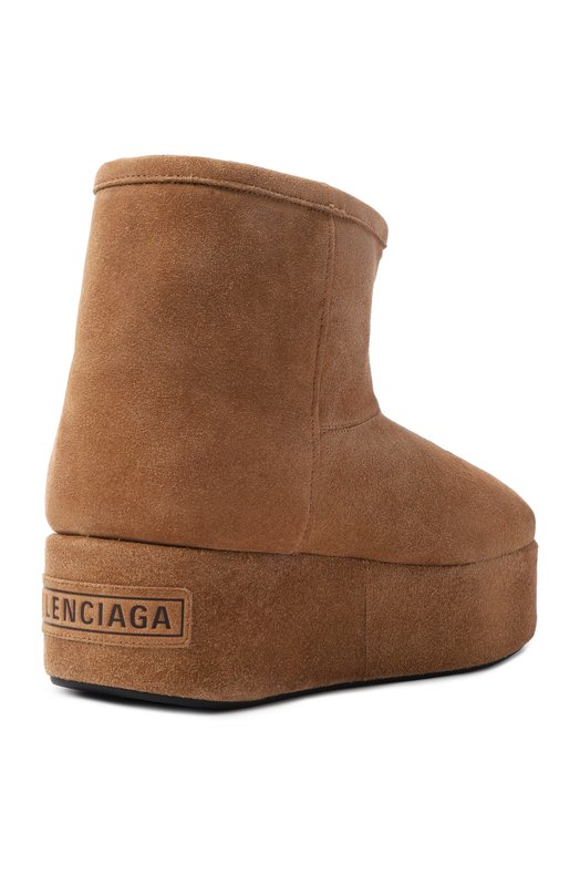 Замшевые полусапоги Alaska Balenciaga 826360/WBFC1 Коричневый  826360/WBFC1 Фото 5
