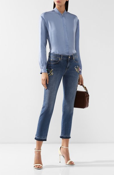 Атласная рубашка FORTE_FORTE, арт. 6540, фото 2