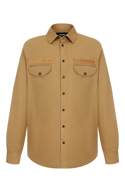 Мужская хлопковая рубашка DSQUARED2, арт. S74DM0952/D35264