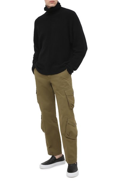 Кожаные слипоны KENZO, арт. FA65SN200L73, фото 2