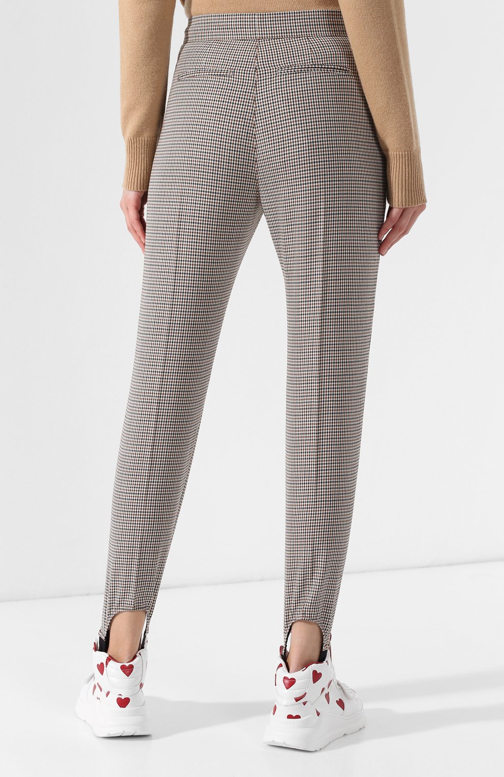 Шерстяные брюки со штрипками BURBERRY, арт. 8001952, фото 4