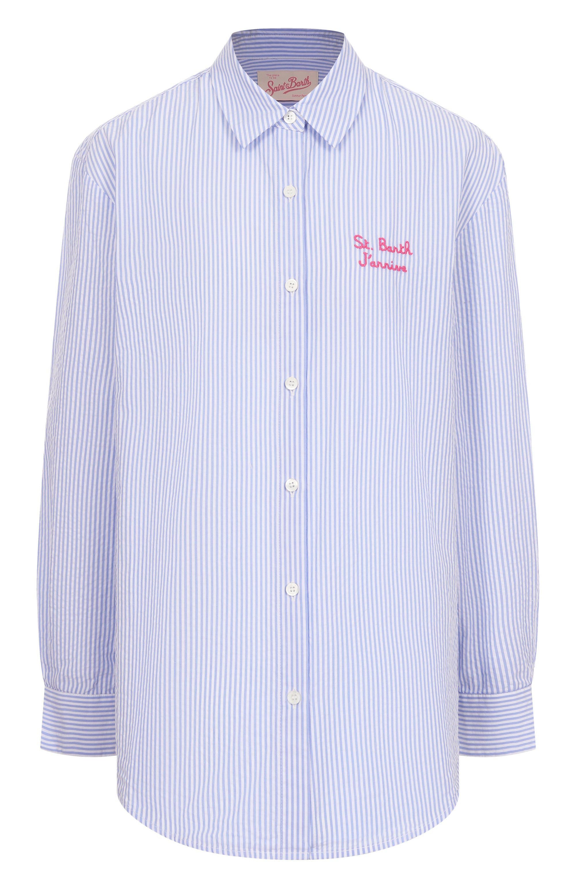 Хлопковая рубашка MC2 SAINT BARTH, арт. STBW BRIGITTE EMBRY/04331H, фото 1