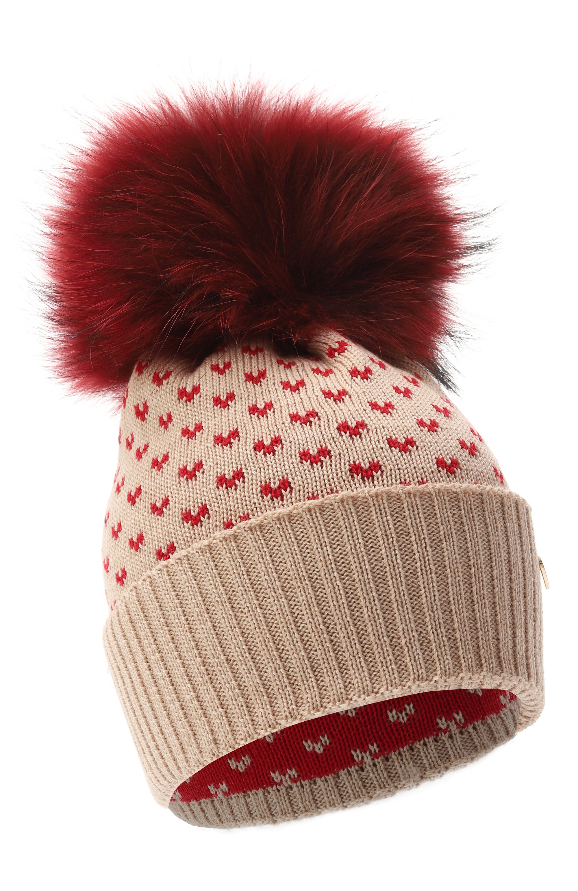 Шерстяная шапка IL TRENINO бежевого цвета по цене 14450 руб., арт. FW-5938, фото 1 Шерстяная шапка IL TRENINO, арт. FW-5938, фото 1