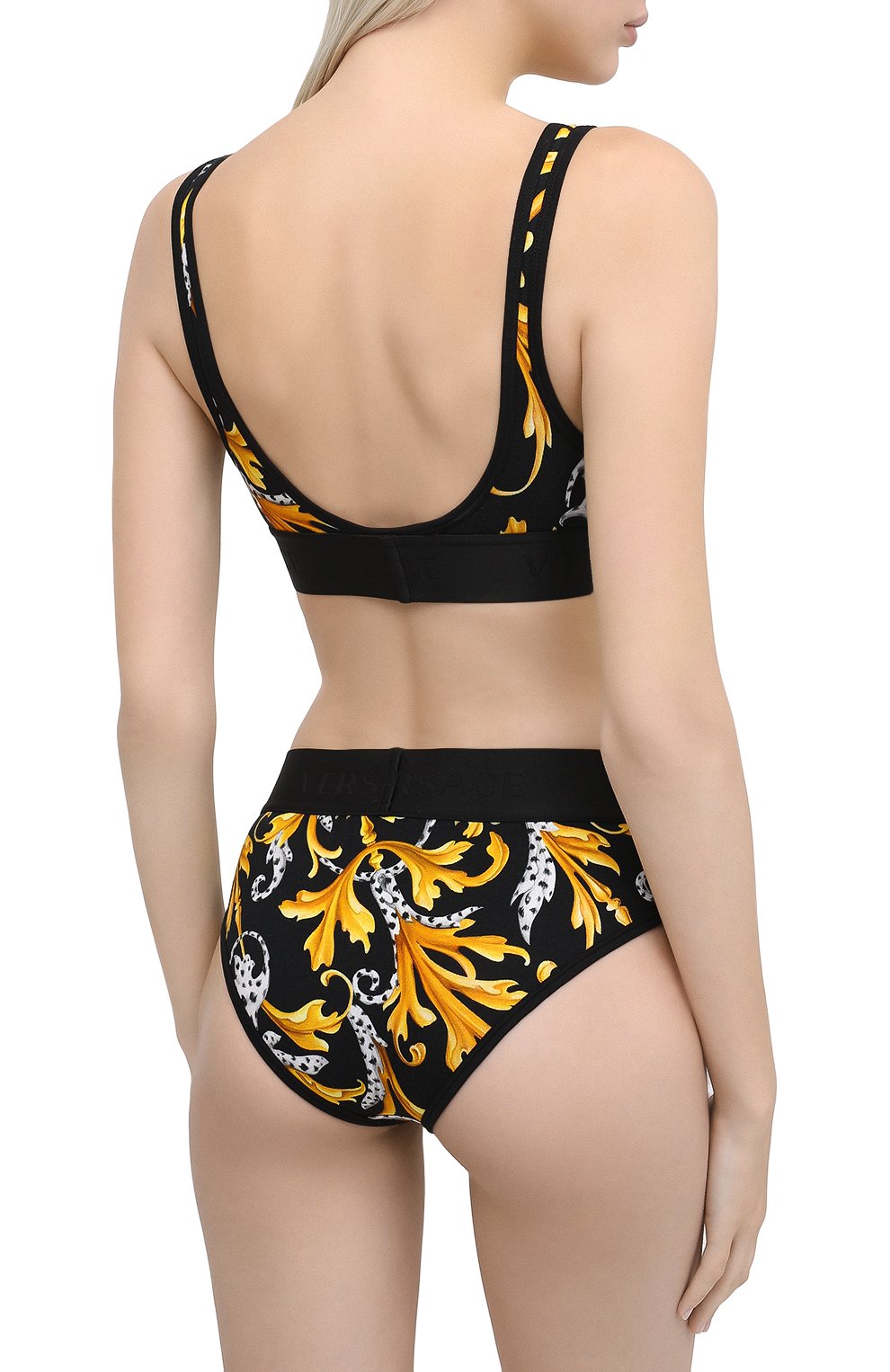 Трусы-слипы VERSACE черного цвета по цене 9685 руб., арт. AUD05071/A235776, фото 3 Трусы-слипы VERSACE, арт. AUD05071/A235776, фото 3