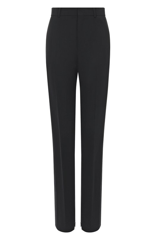 Шерстяные брюки Saint Laurent 850590/Y7E63 Чёрный 850590/Y7E63