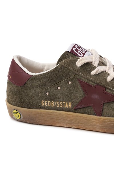 Замшевые кеды super-star GOLDEN GOOSE DELUXE BRAND, арт. GYF01002.F008029, фото 5