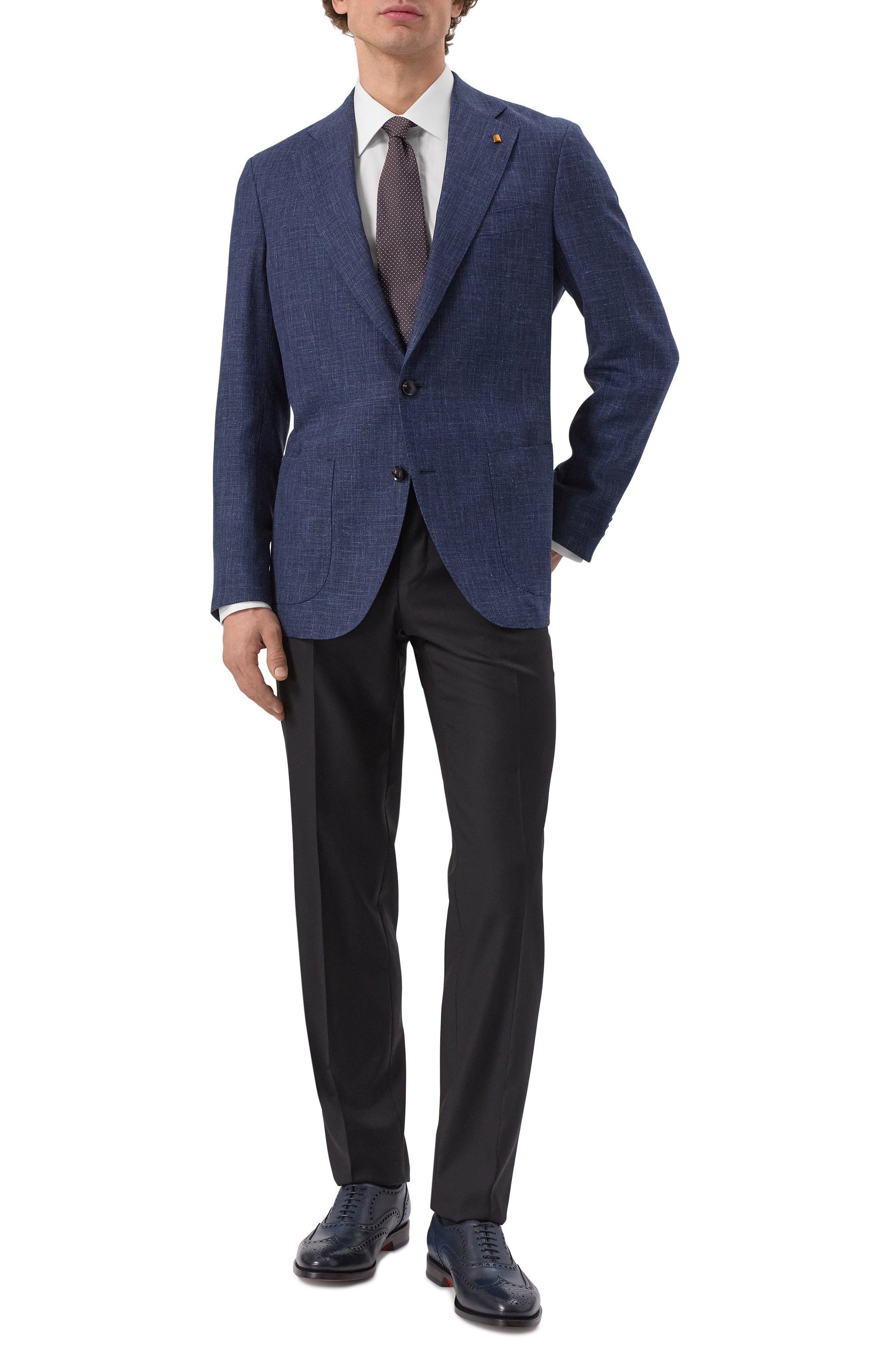 Хлопковая сорочка BRIONI, арт. RCX00L/PZ024, фото 2