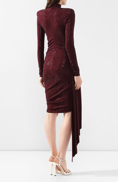 Платье с оборкой ALEXANDRE VAUTHIER, арт. 201DR1221B 0191-1029B, фото 4