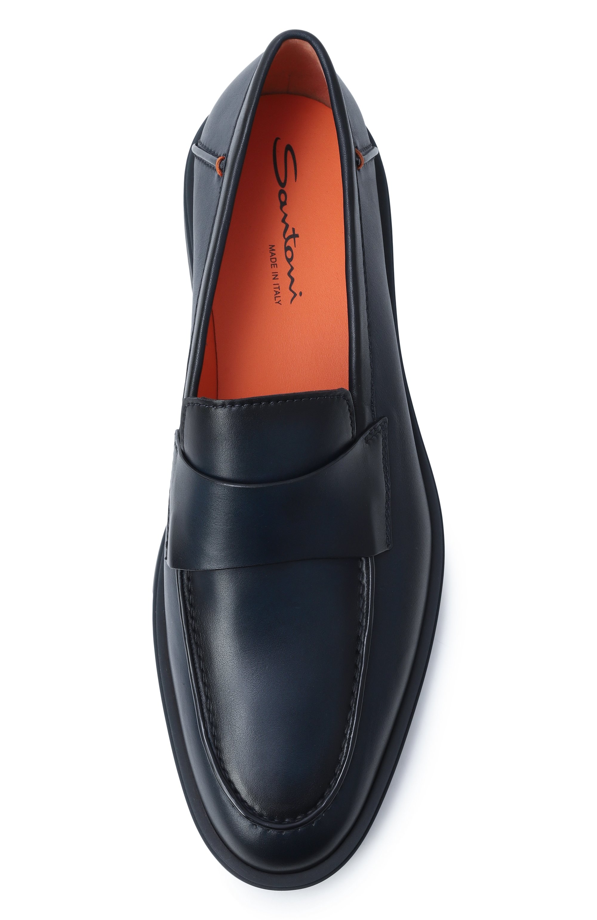 Кожаные лоферы detroit SANTONI, арт. MGDG1905100TGBYP, фото 6