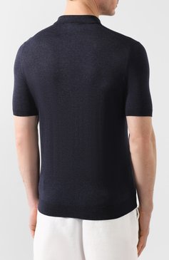 Шелковое поло ANDREA CAMPAGNA, арт. 43111/23503, фото 4