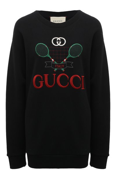 Женский хлопковый свитшот GUCCI, арт. 469250 XJBIY