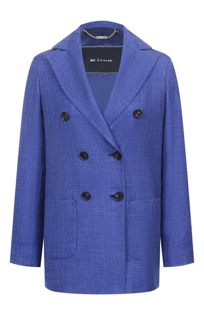 Женский жакет из шерсти и шелка KITON, арт. D51529K0941E01