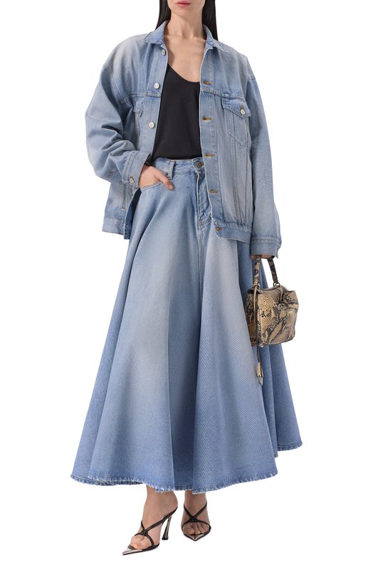 Джинсовая куртка Balenciaga 861410/TTWB1 Голубой  861410/TTWB1 Фото 2