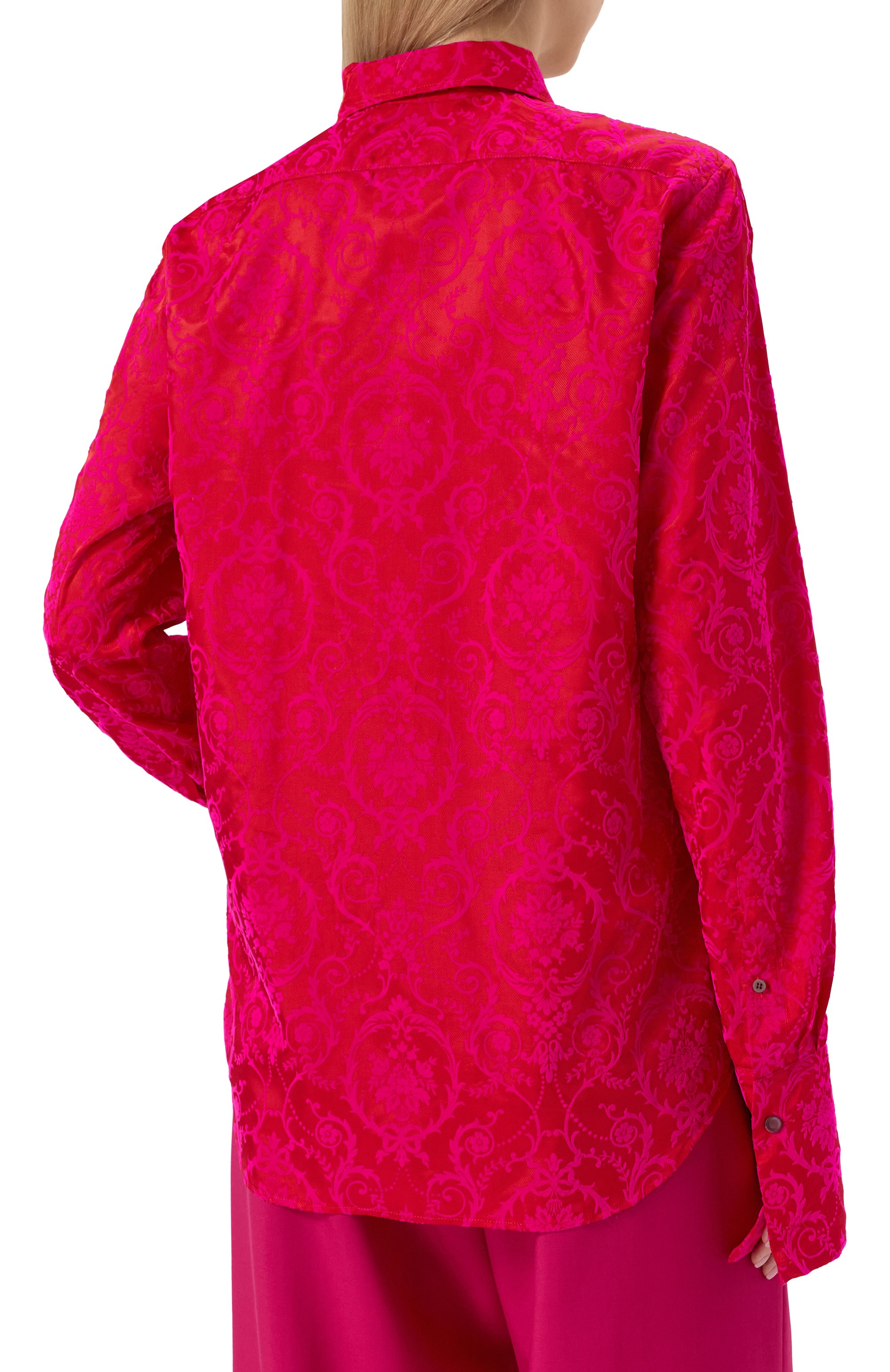 Блузка DRIES VAN NOTEN фуксия цвета по цене 99500 руб., арт. 251-010712-1529, фото 4 Блузка DRIES VAN NOTEN, арт. 251-010712-1529, фото 4