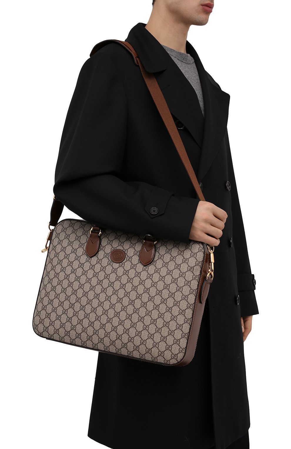 Комбинированная сумка для ноутбука GUCCI, арт. 674140/92THG, фото 2