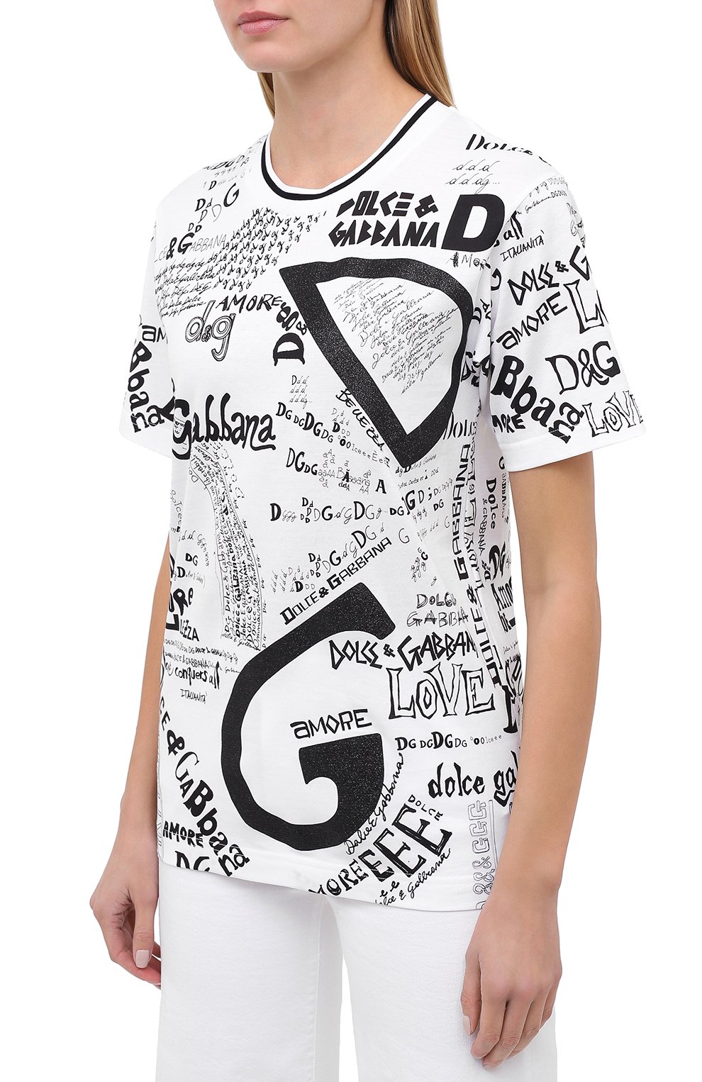 Хлопковая футболка DOLCE & GABBANA, арт. F8M66T/FI79G, фото 3