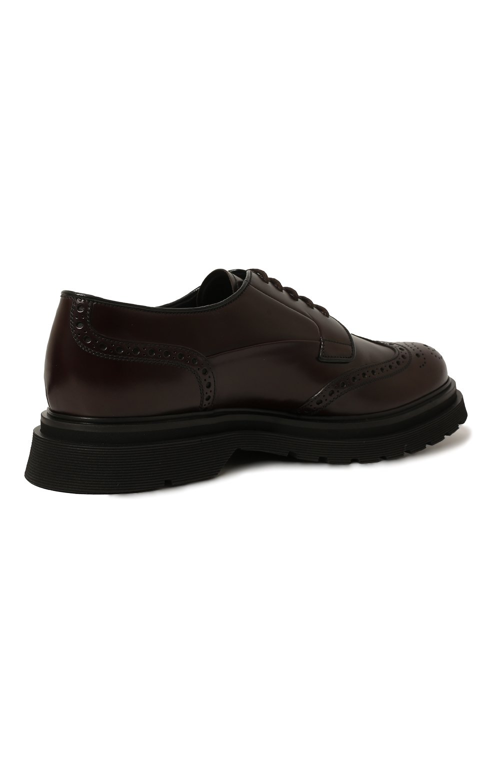 Кожаные дерби PRADA, арт. 2EE307-B4L-F0003, фото 5