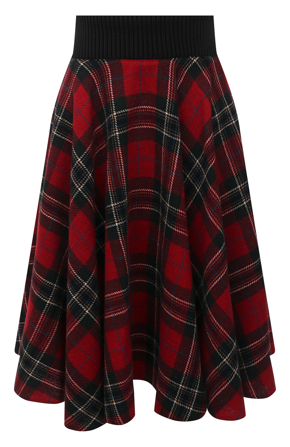 Шерстяная юбка REDVALENTINO красного цвета по цене 46950 руб., арт. WR3RAG39/5Y8, фото 1 Шерстяная юбка REDVALENTINO, арт. WR3RAG39/5Y8, фото 1