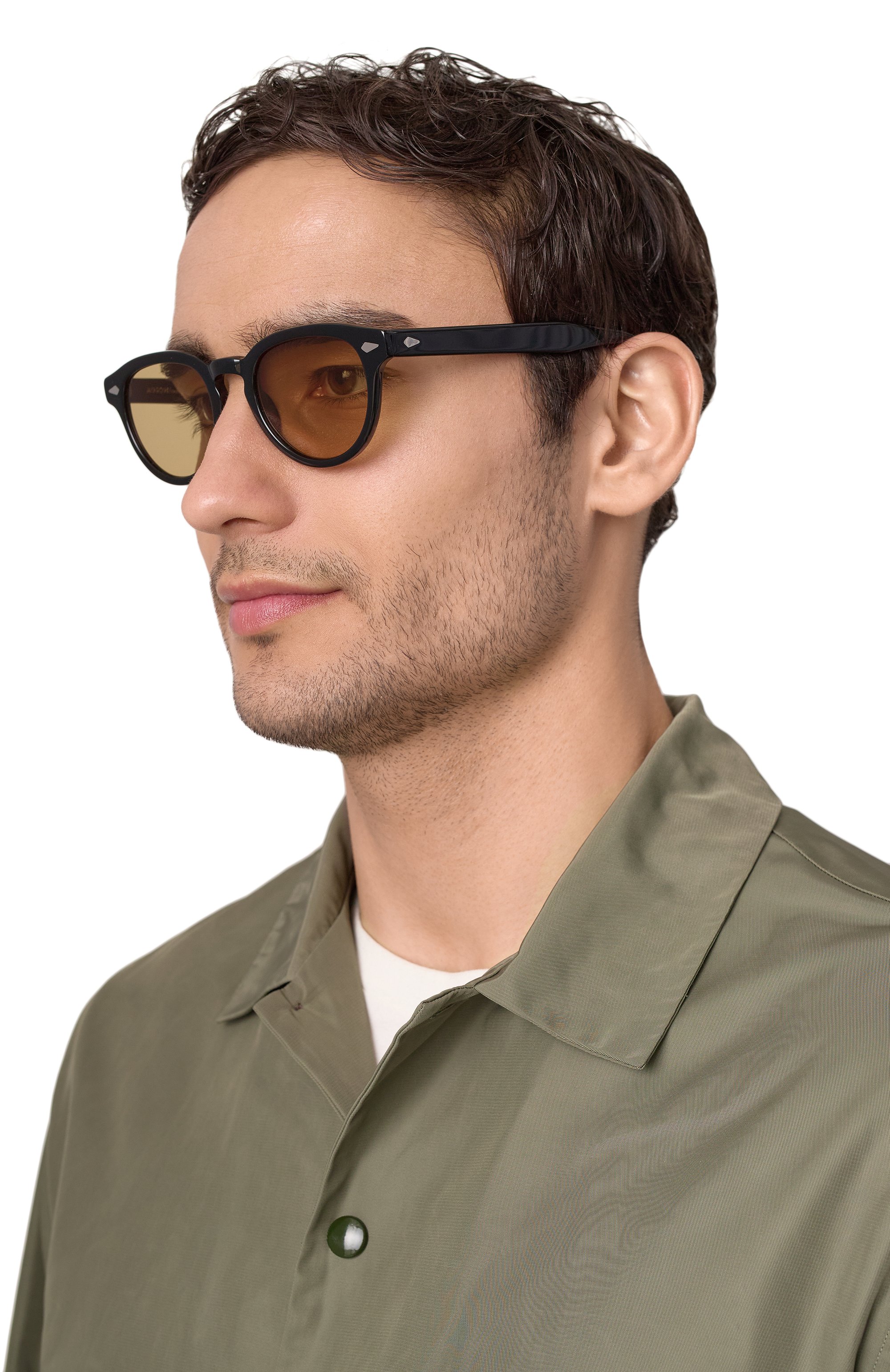 Солнцезащитные очки MOSCOT, арт. MAYDELA SUN BLACK/AMBER, фото 2