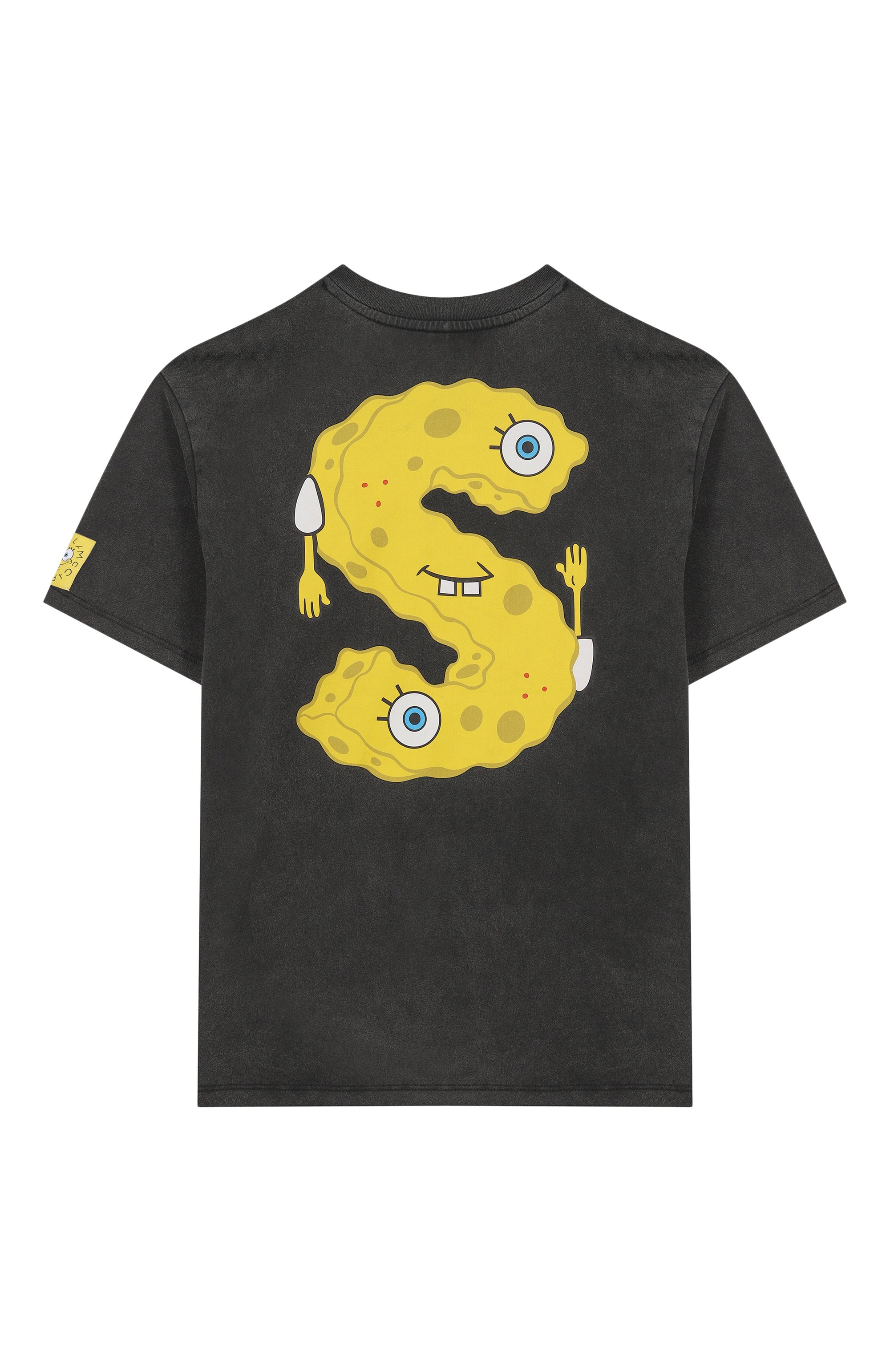 Хлопковая футболка STELLA MCCARTNEY темно-серого цвета по цене 9950 руб., арт. TW8S81, фото 2 Хлопковая футболка STELLA MCCARTNEY, арт. TW8S81, фото 2