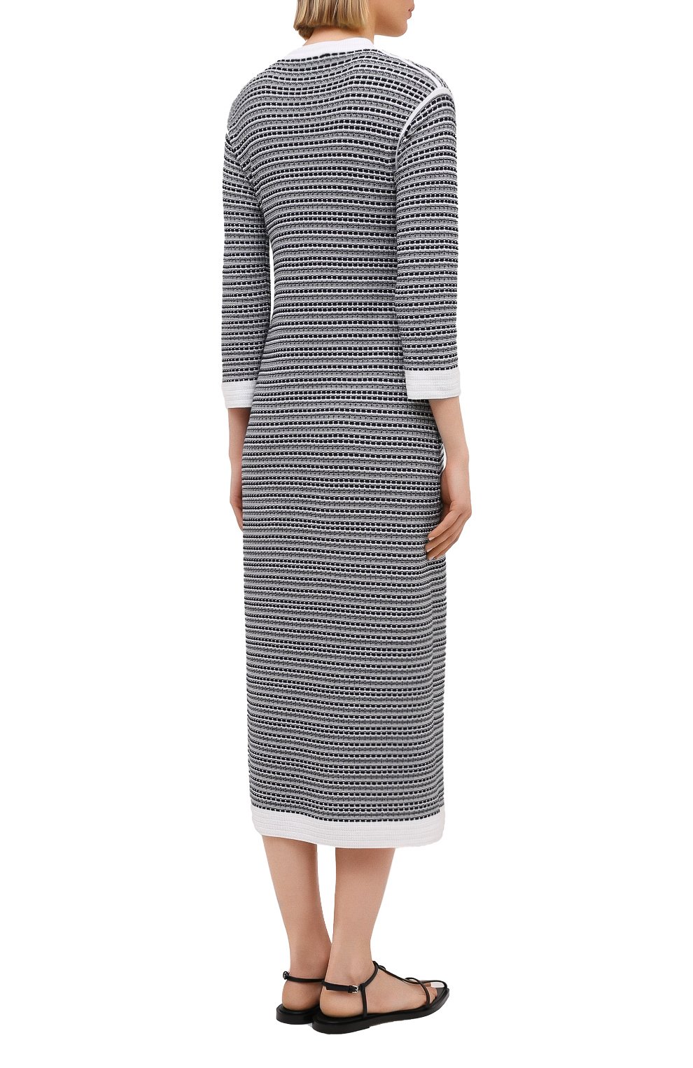 Платье из шелка и хлопка LORO PIANA, арт. FAL5240, фото 4