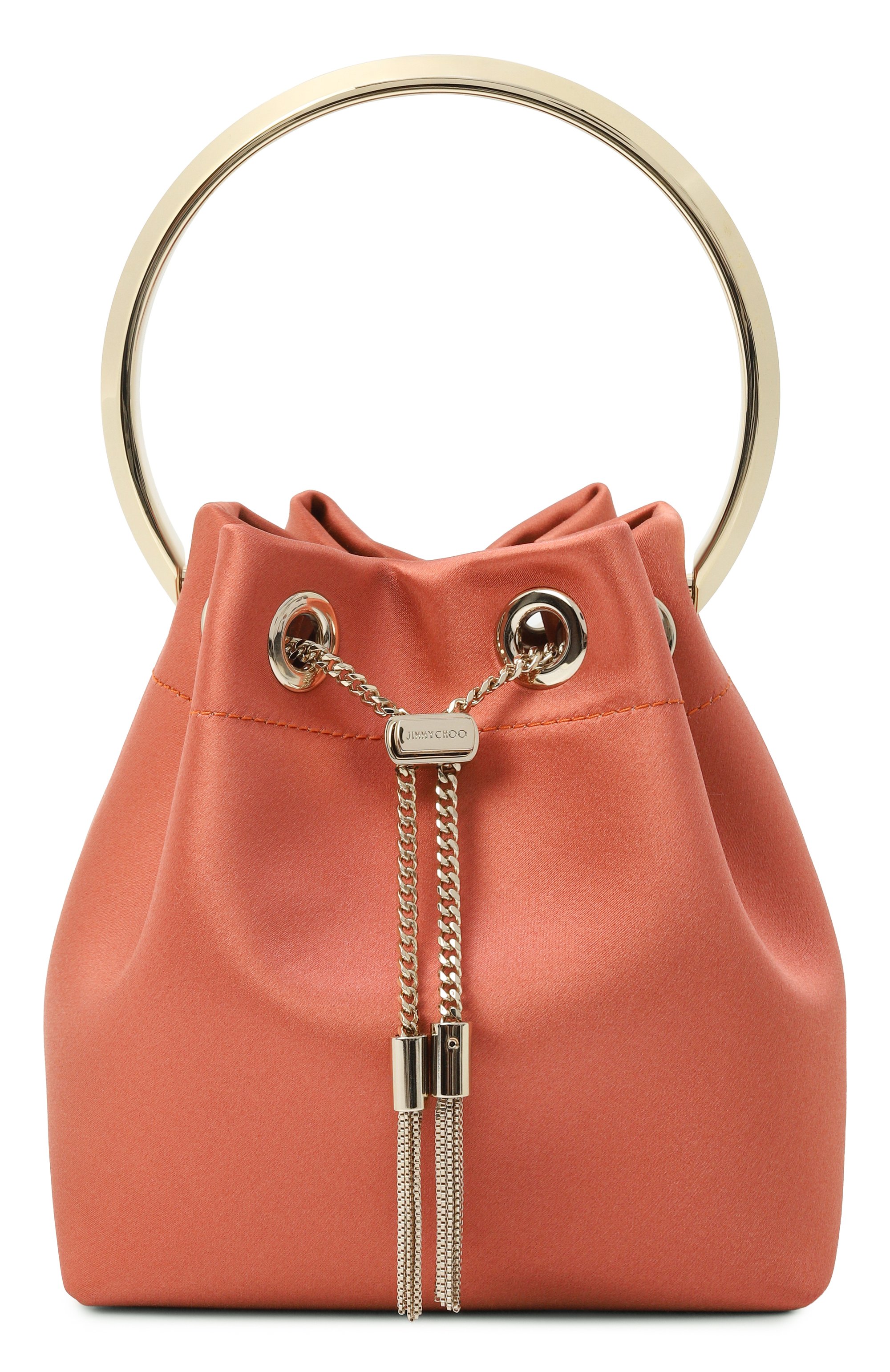 Сумка bon bon JIMMY CHOO оранжевого цвета по цене 131500 руб., арт. B0NB0NFUQ, фото 1 Сумка bon bon JIMMY CHOO, арт. B0NB0NFUQ, фото 1