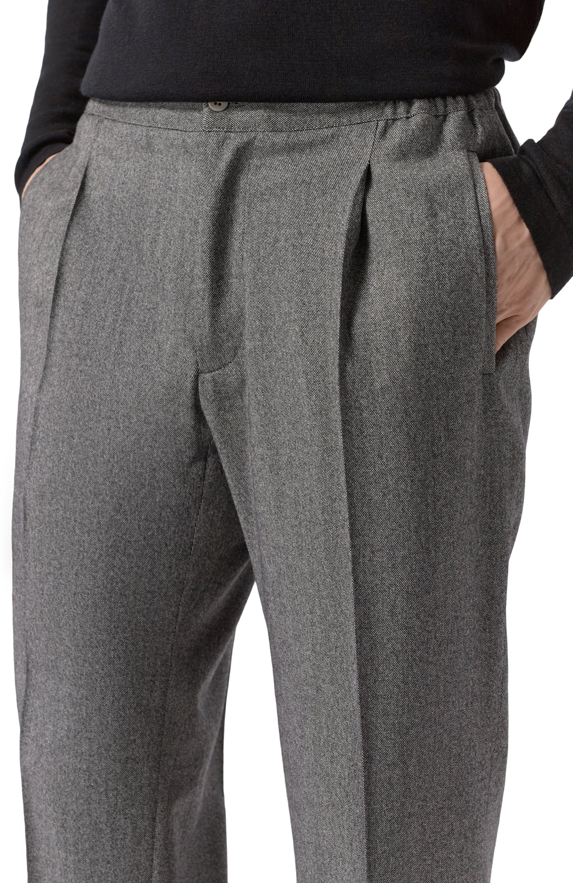 Брюки из шерсти и кашемира KITON, арт. UPN01K0125G08, фото 5