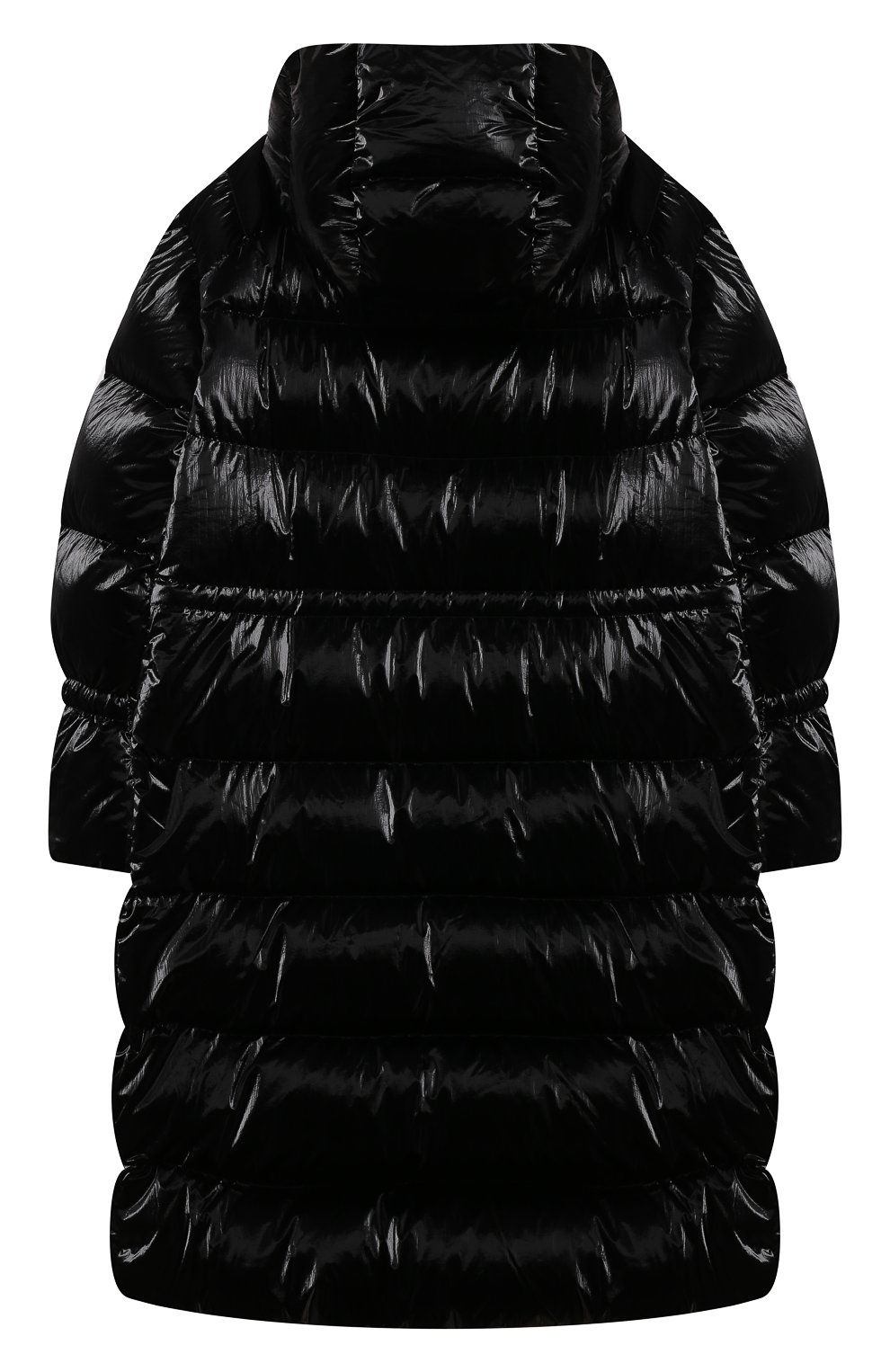 Пуховое пальто odetta MONCLER черного цвета по цене 113500 руб., арт. G2-954-1C544-10-53A3H/12-14A, фото 2 Пуховое пальто odetta MONCLER, арт. G2-954-1C544-10-53A3H/12-14A, фото 2