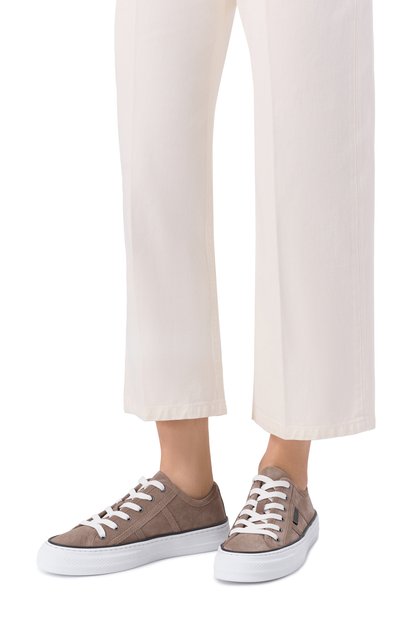 Замшевые кеды BRUNELLO CUCINELLI, арт. MZSFG3221, фото 2